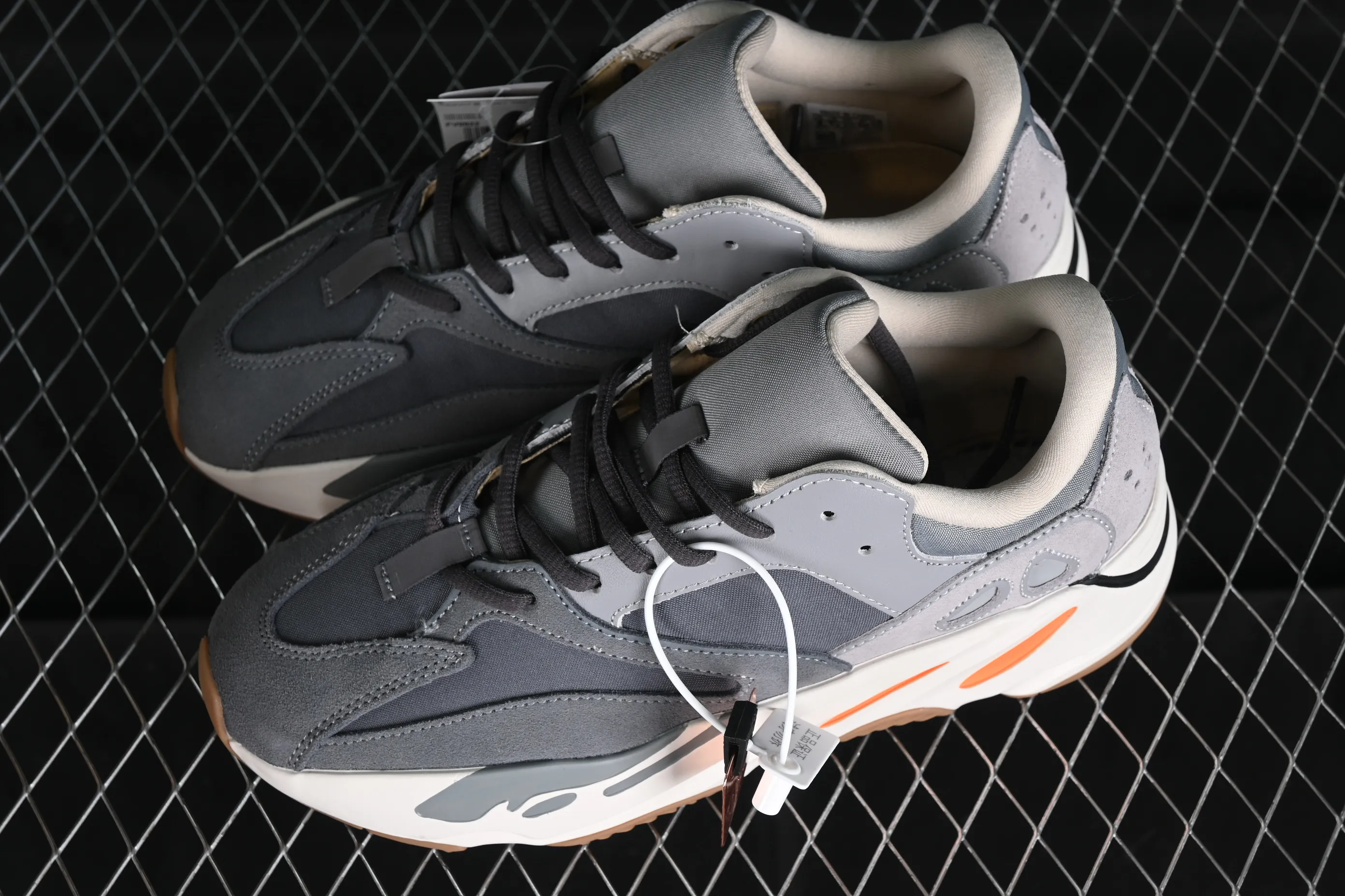 All Categories Ad Yeezy Coconut Series G Version Ad Yeezy Boost 700 "Magnet" FV9922 Kanye Coconut 700 3M Reflective Running Shoes